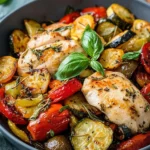 Blanc de Poulet et Légumes Rôtis au Basilic 78 Recette-de-Blanc-de-Poulet-et-Legumes-Rotis-au-Basilic