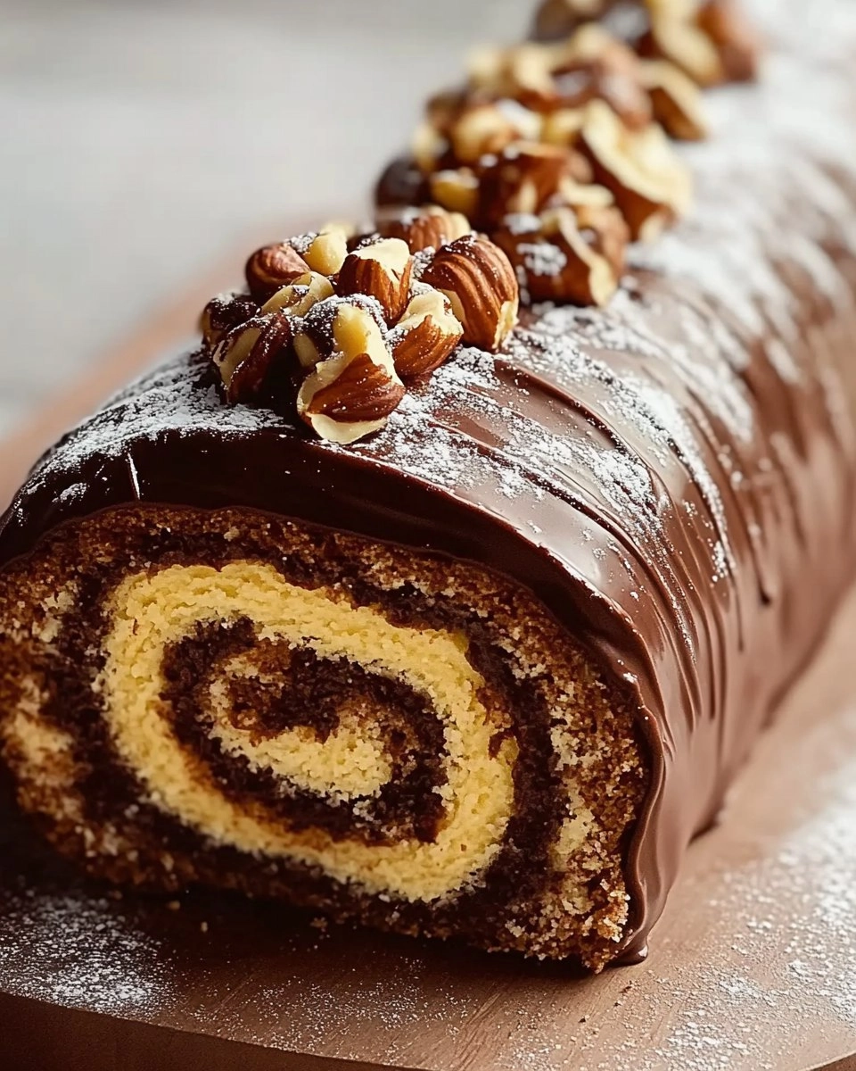 Bûche Chocolat-Noisette Express 82 Bûche Chocolat-Noisette Express
