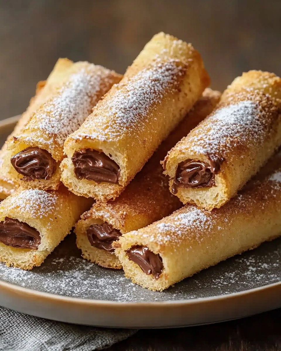 Cigares croustillants fourrés au Nutella 67 Cigares croustillants fourrés au Nutella
