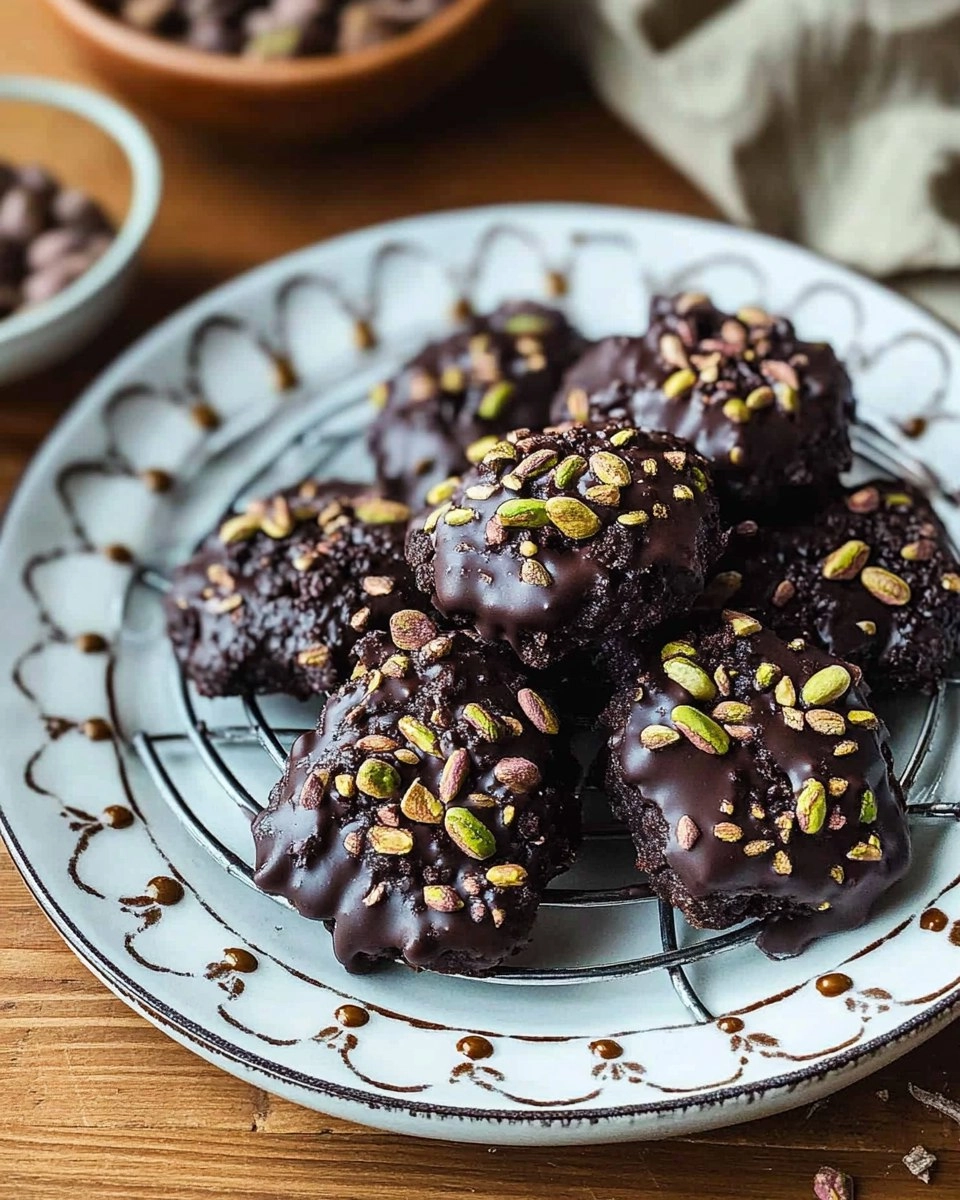 Croquants chocolat-pistache ig bas