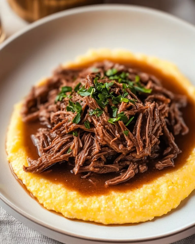 Recette-de-Effiloche-de-boeuf-mijote-et-polenta-cremeuse