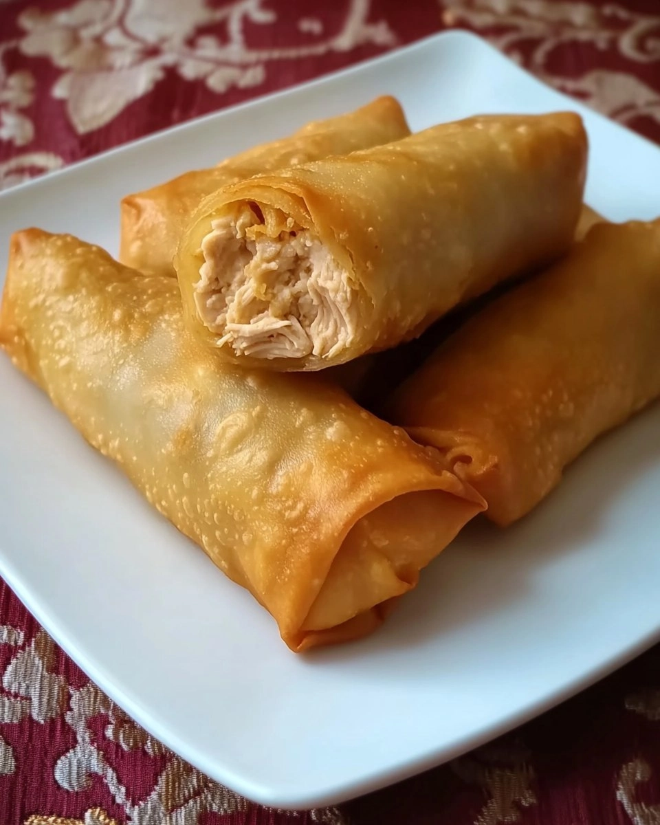 Egg rolls au poulet 90 Egg rolls au poulet