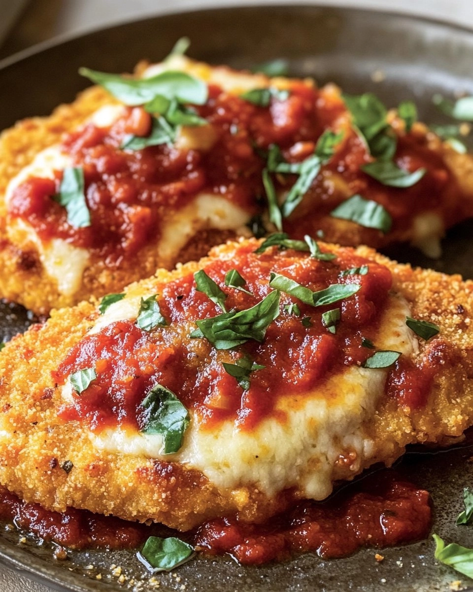 Escalopes de Poulet Panées alla Parmigiana