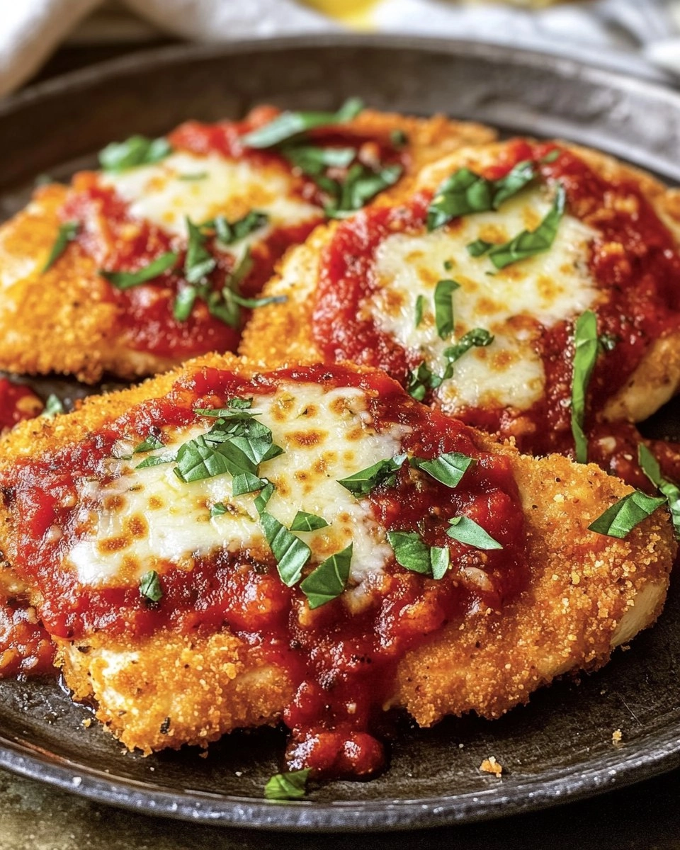 Escalopes de Poulet Panées alla Parmigiana