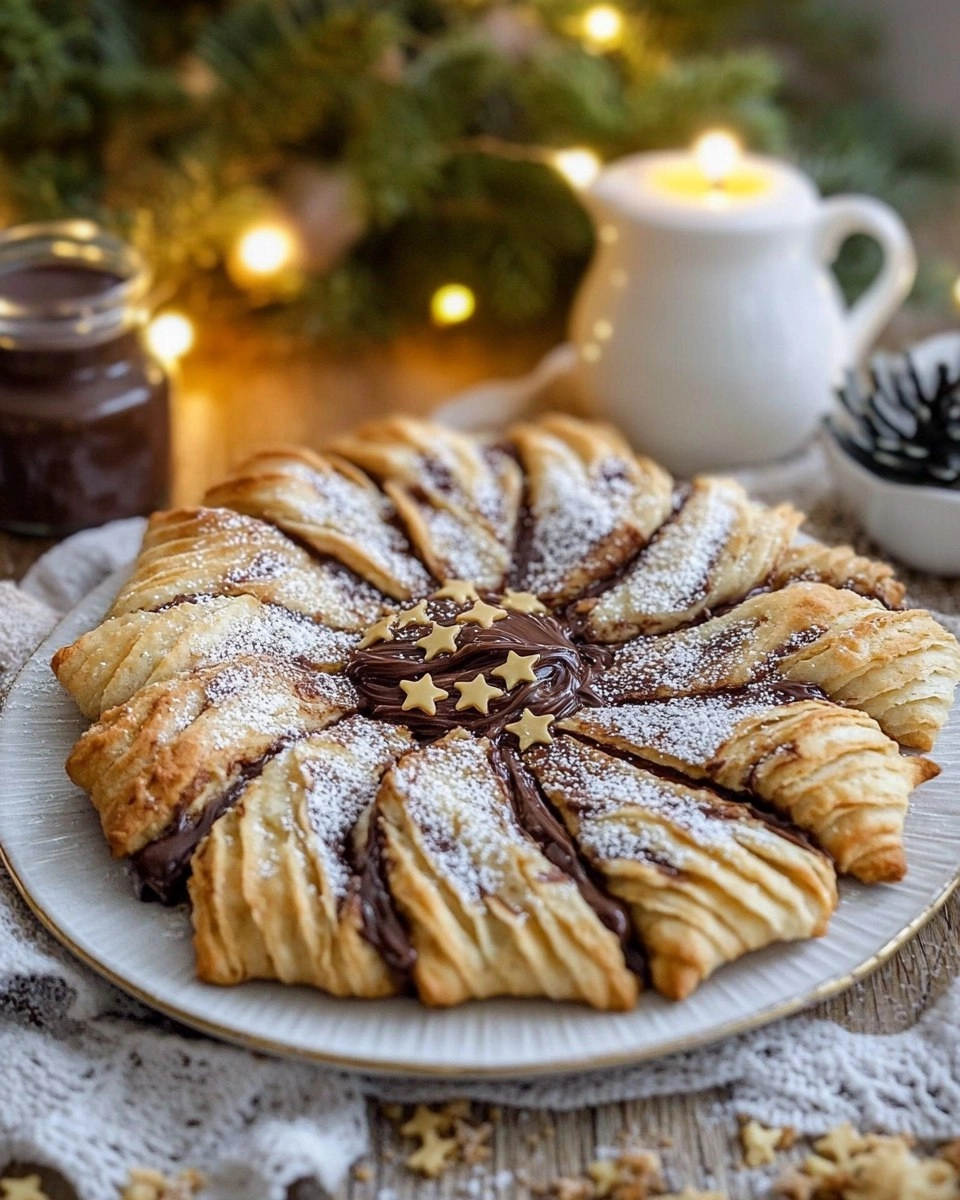 Étoile feuilletée au Nutella 65 Étoile feuilletée au Nutella
