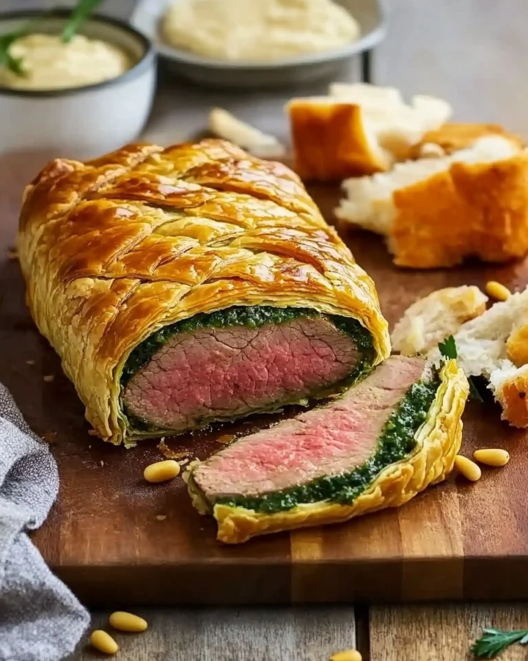 Recette-de-Filet-de-boeuf-en-croute-au-pesto-persil-pignons