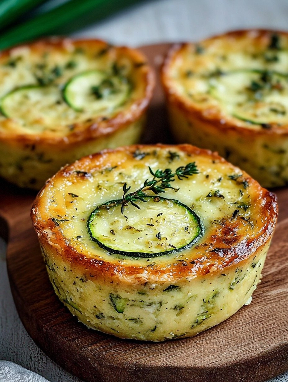 Flans de Courgettes Simples