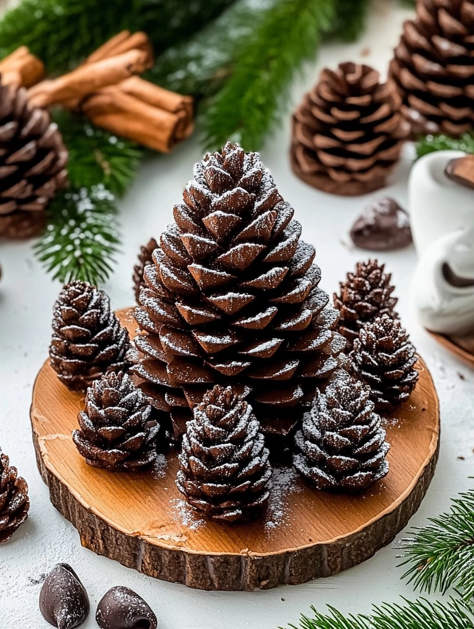 Gâteau au chocolat façon pomme de pin 76 Gâteau au chocolat façon pomme de pin