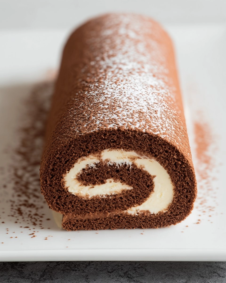 Génoise au chocolat roulés 70 Génoise au chocolat roulés