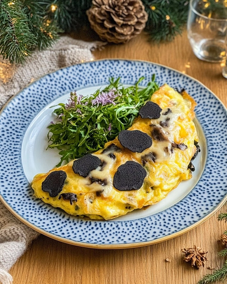 Omelette aux truffes noires