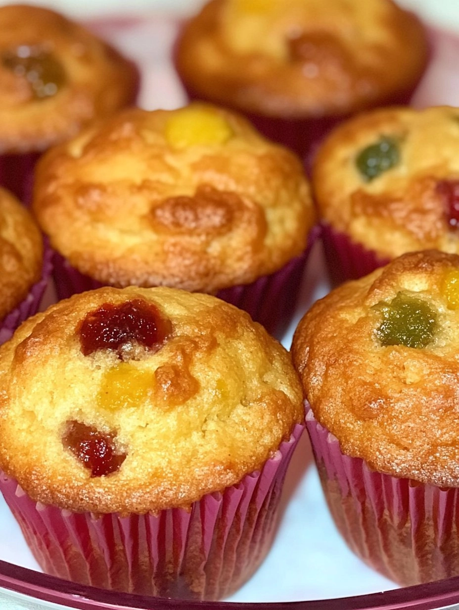 Muffins aux fruits confits 81 Muffins aux fruits confits