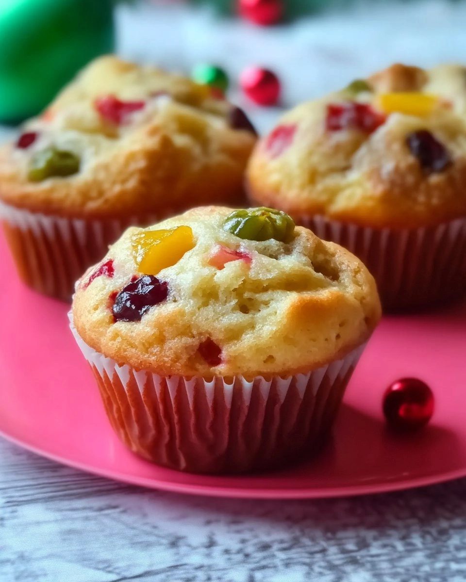 Muffins aux fruits confits 82 Muffins aux fruits confits