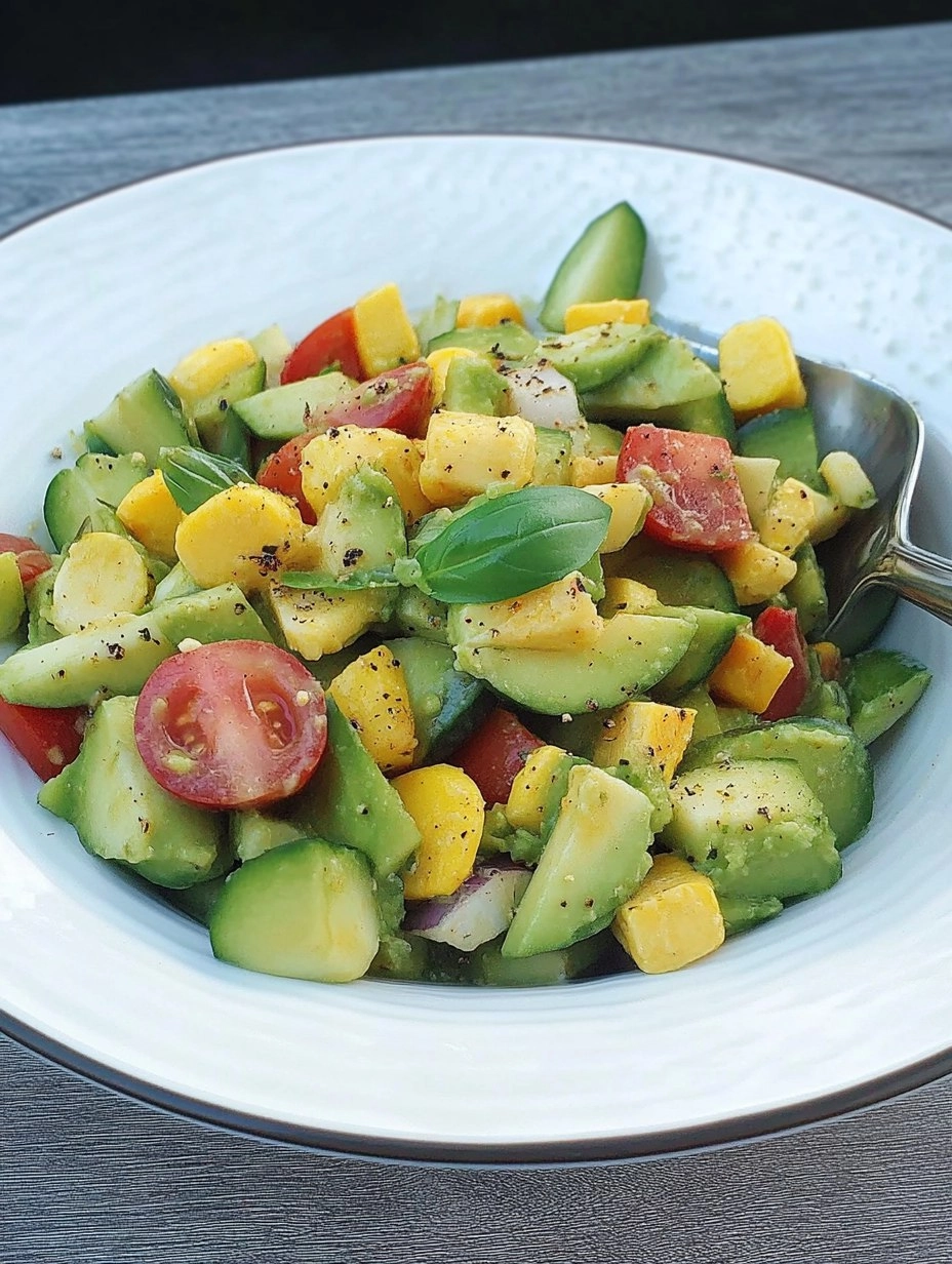 Salade avocat maïs