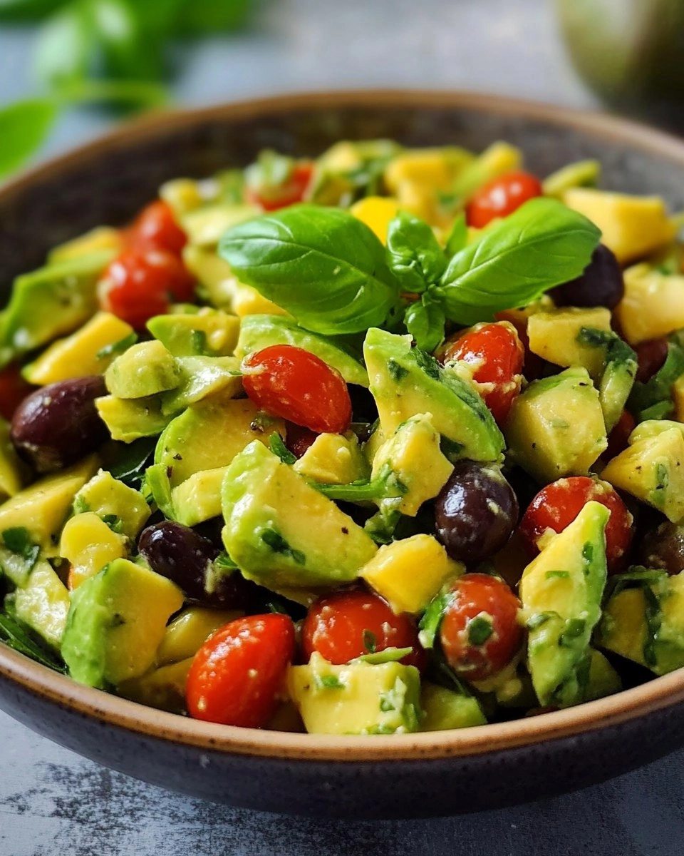 Salade avocat maïs