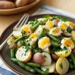 Salade de pommes de terre et haricots verts 113 Recette-de-Salade-de-pommes-de-terre-et-haricots-verts
