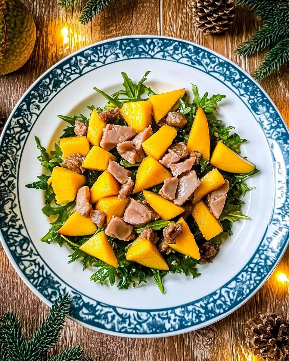 Salade mangue et foie gras