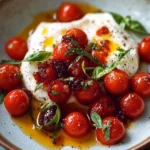 Burrata à la Tomate Cerise Confite 111 Recette-de-Burrata-a-la-Tomate-Cerise-Confite