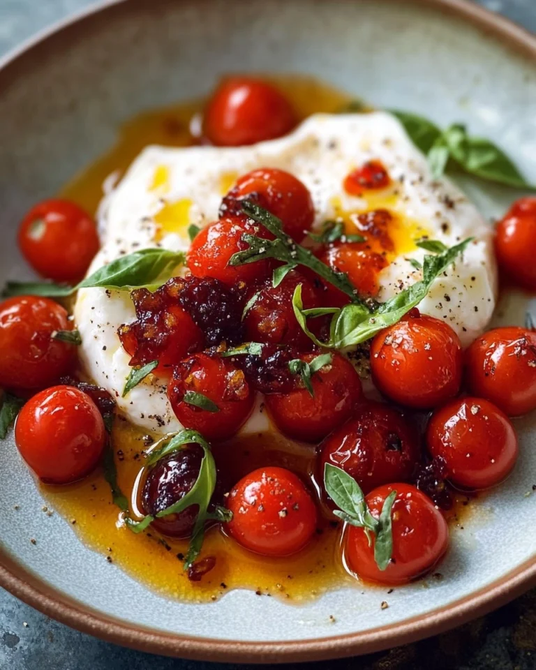 Recette-de-Burrata-a-la-Tomate-Cerise-Confite