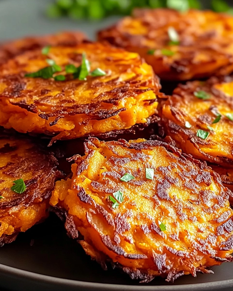 Galettes De Patate Douce Croustillantes Et Fondantes à La Volaille