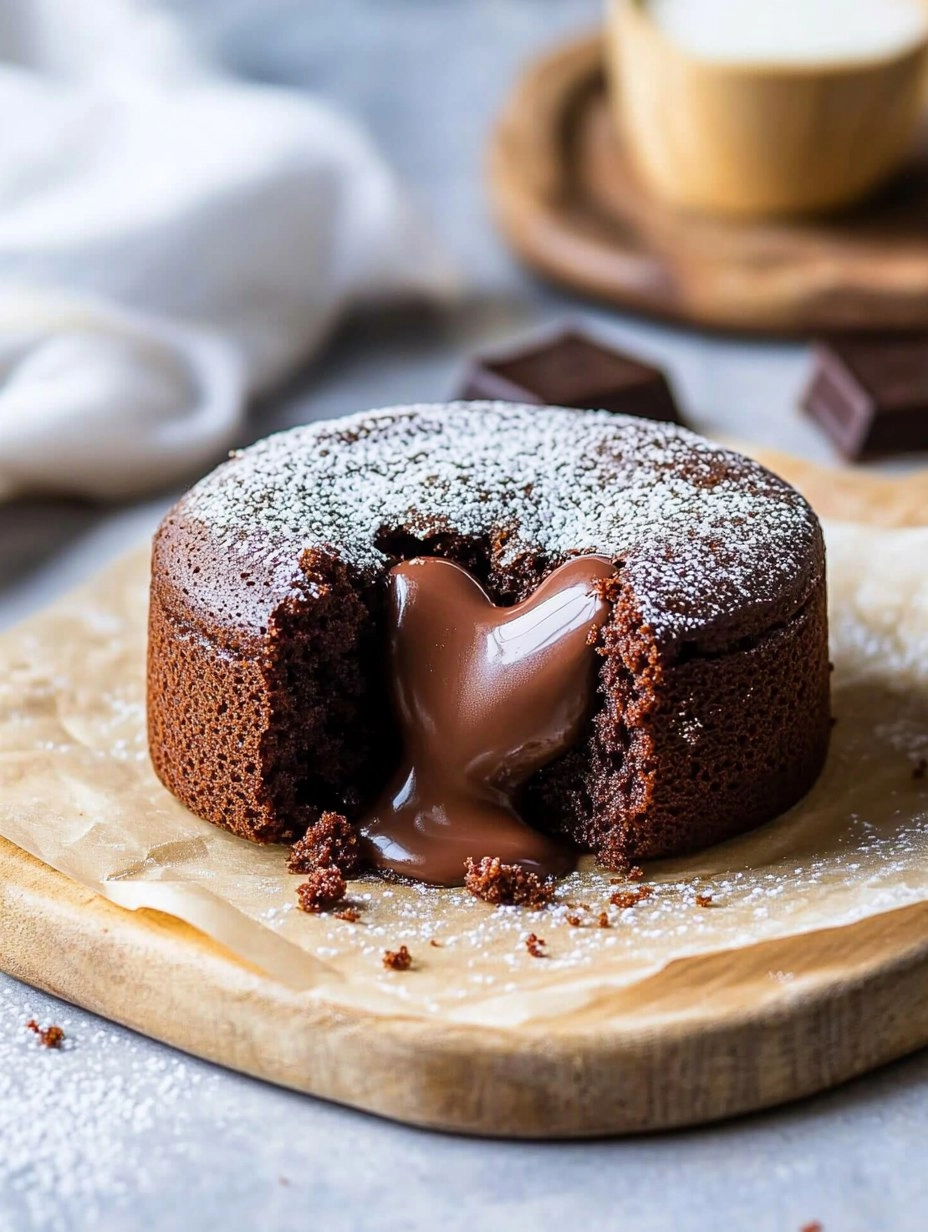 Gâteau au Chocolat au Cœur Fondant 75 Gâteau au Chocolat au Cœur Fondant