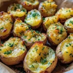 Recette-de-Pommes-De-Terre-a-L-Ail-Et-Au-Beurre-Au-Four