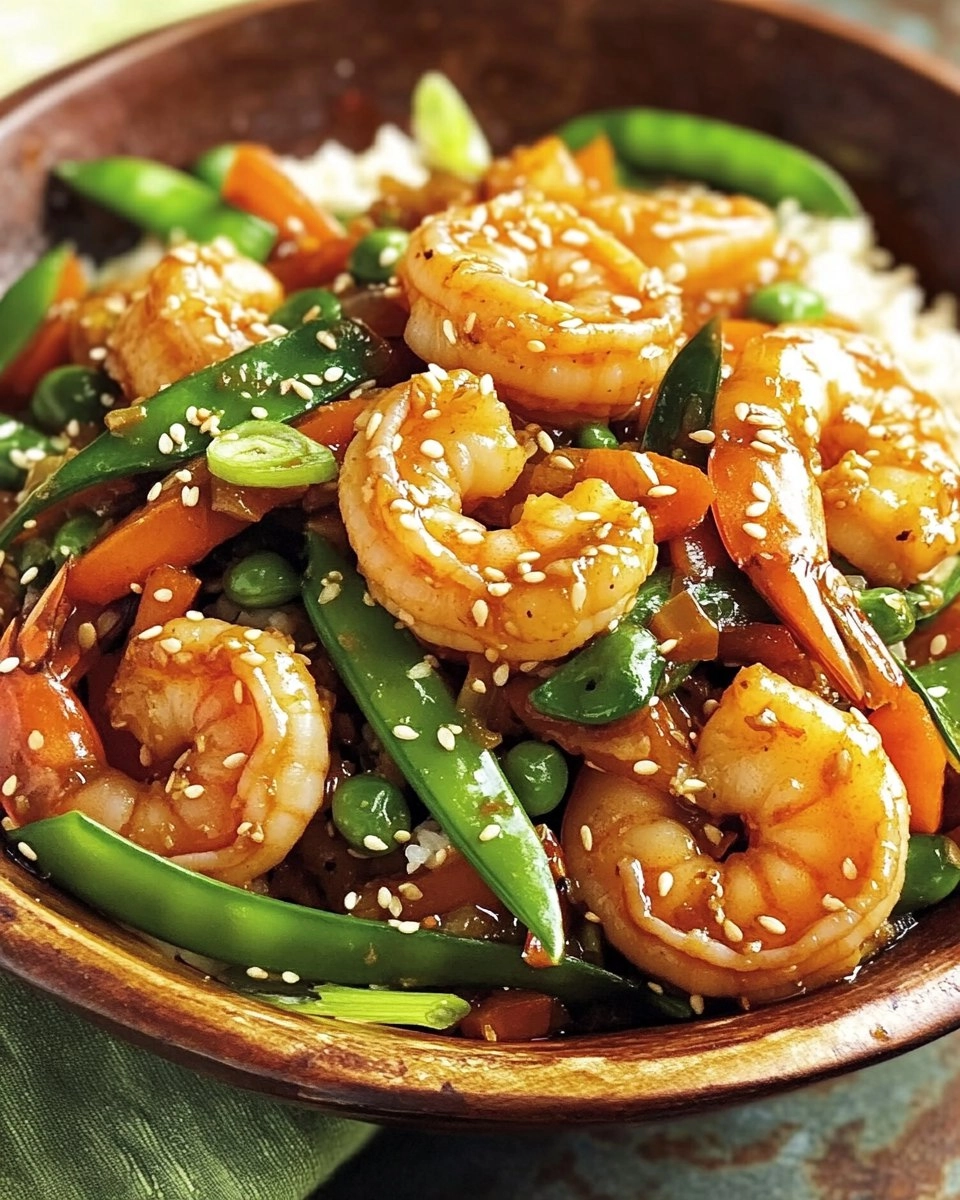 Sauté de Crevettes au Sésame 119 Sauté de Crevettes au Sésame
