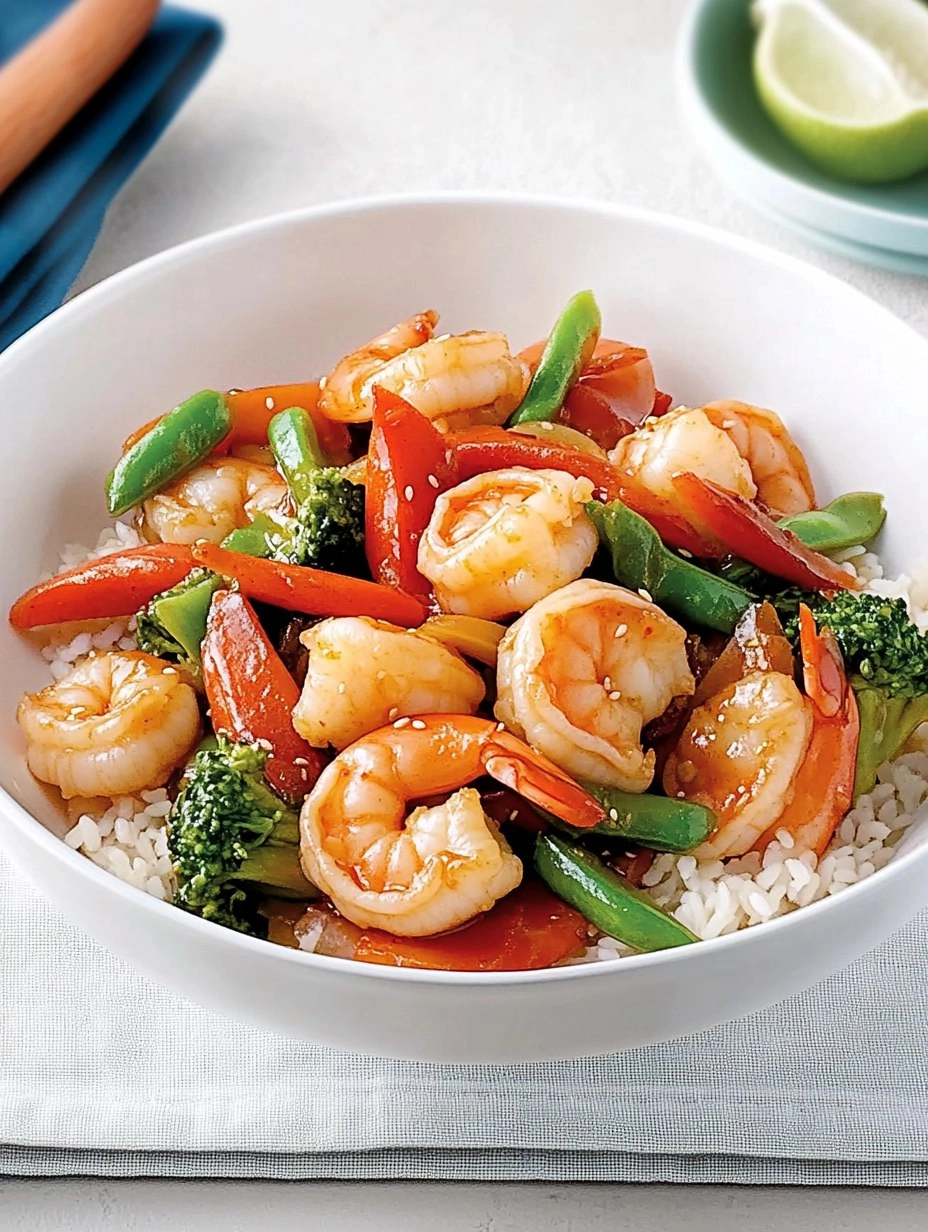 Sauté de Crevettes au Sésame 120 Sauté de Crevettes au Sésame