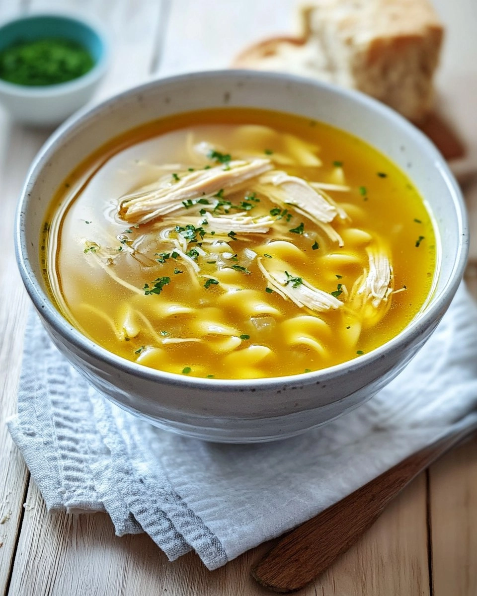 Soupe Poulet Et Nouilles