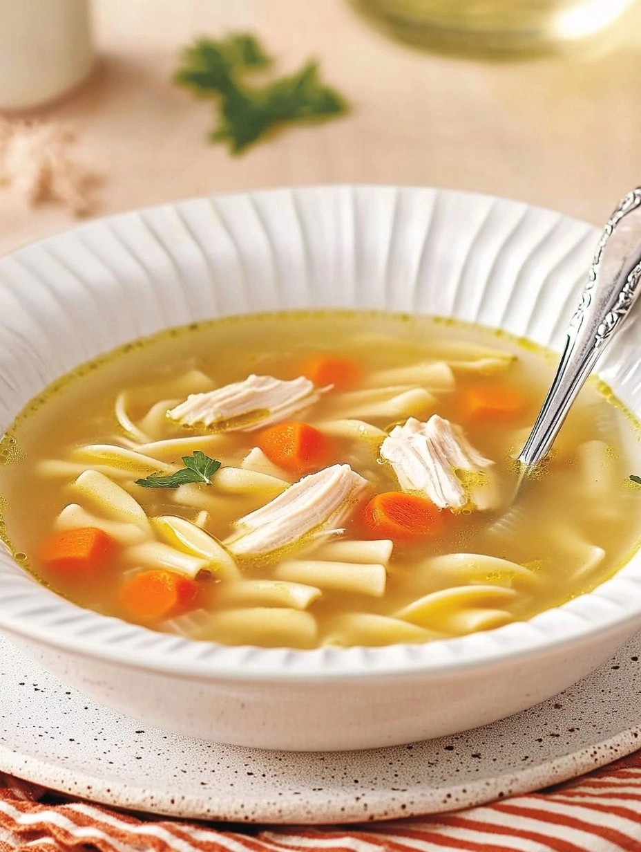 Soupe Poulet Et Nouilles