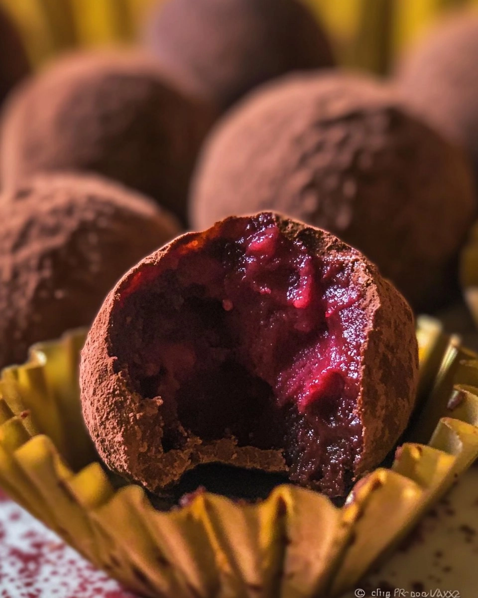 Truffes Chocolat Framboise