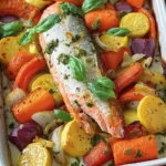 Recette-de-Truite-au-Four-et-Legumes-Rotis-au-Basilic