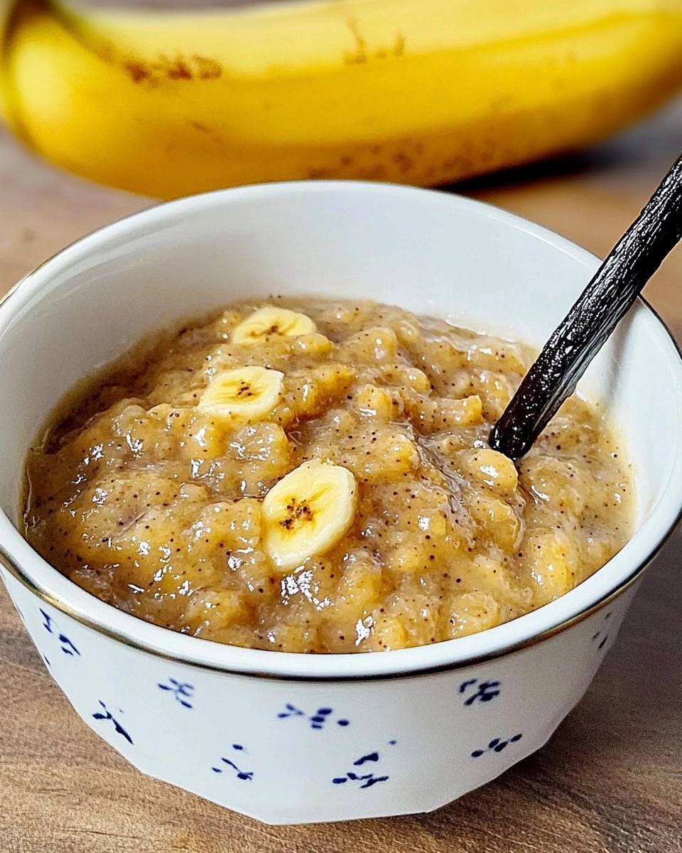 Compote Banane Vanille