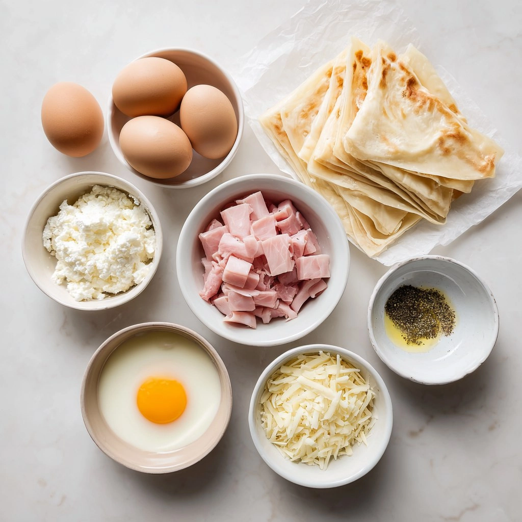 Quiche à la ricotta & jambon