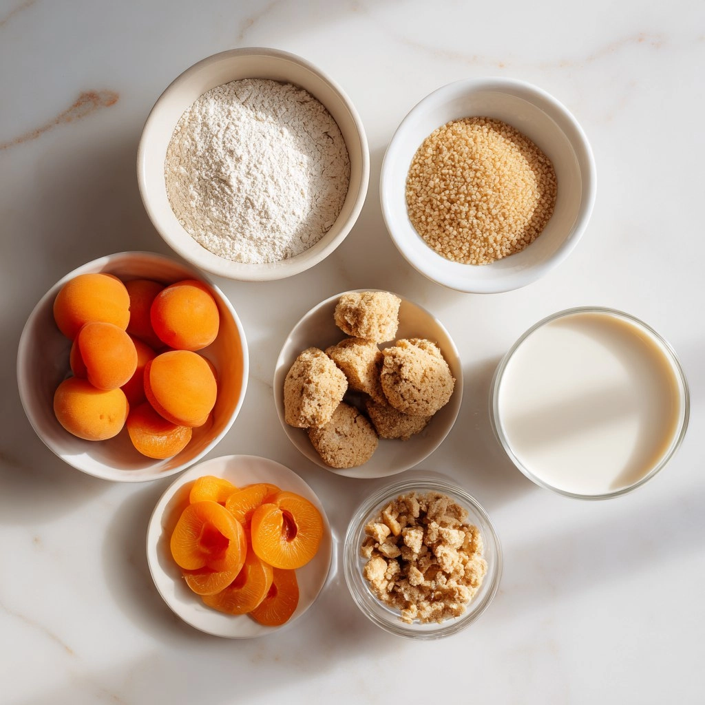 Riz au lait au kaki et sablés émiettés