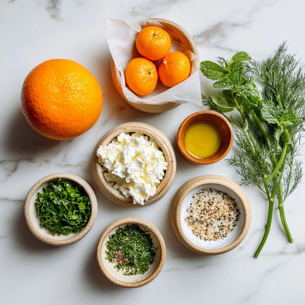 Salade d'orange à la stracciatella