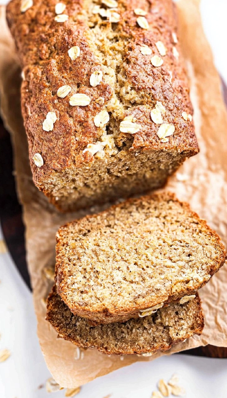 Banana bread healthy à la banane et avoine 85 Banana bread healthy à la banane et avoine