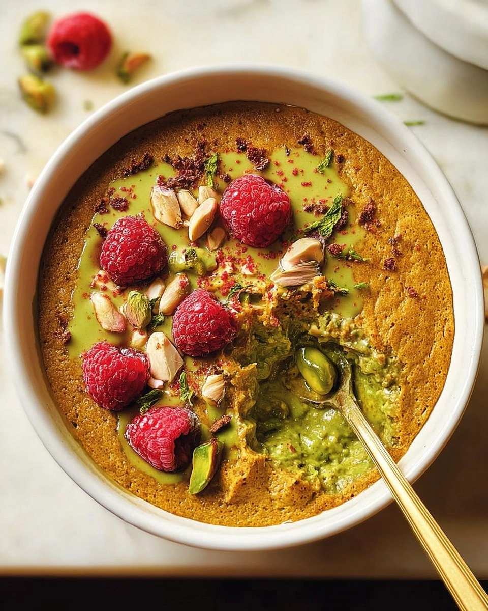 Bowl cake pistache framboise
