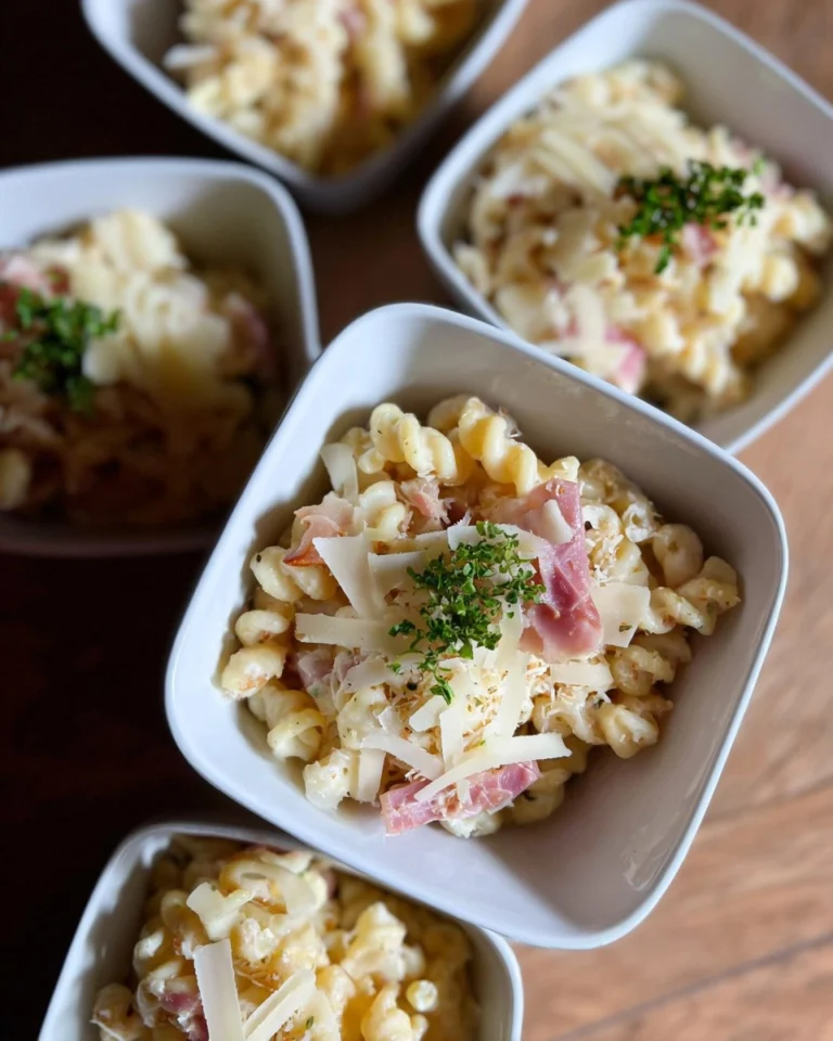 Recette-de-Coquillettes-a-la-truffe-et-jambon
