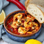 Recette-de-Crevettes-pil-pil-au-four-sauce-tomate-parfumee