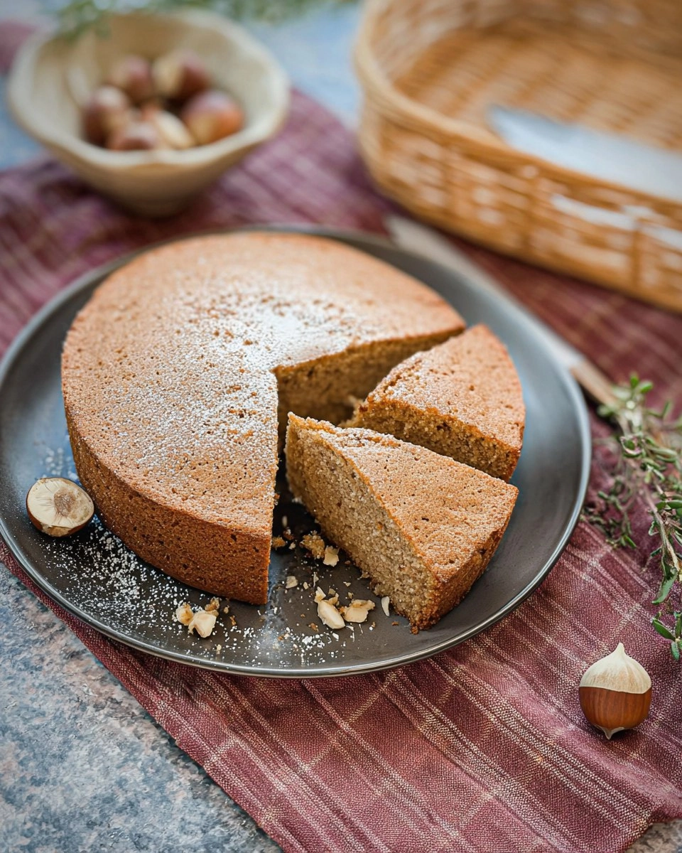 Gâteau aux noisettes sans gluten
