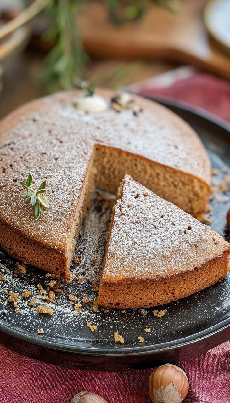 Gâteau aux noisettes sans gluten