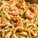 Recette-de-Les-pates-aux-crevettes