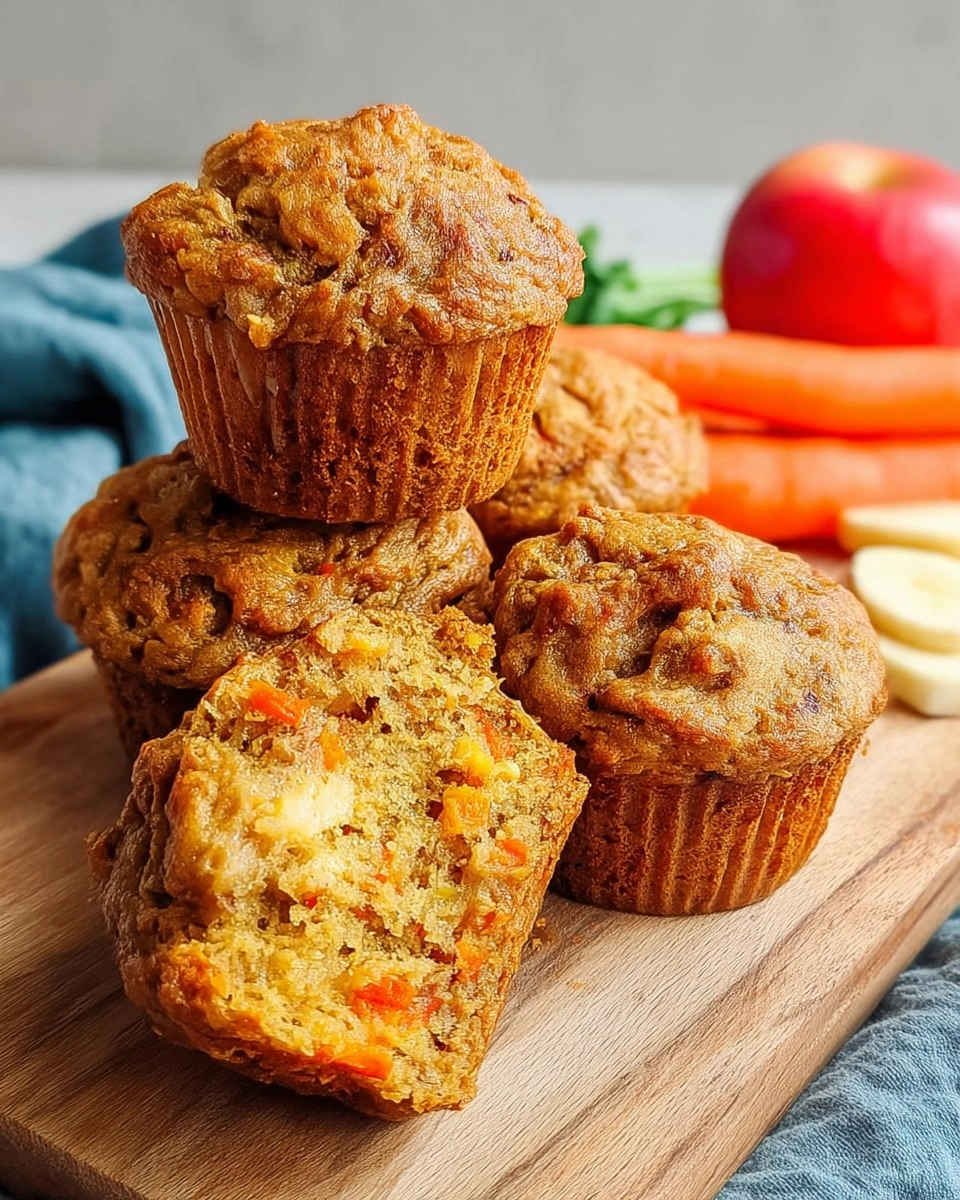 Muffins aux légumes cachés