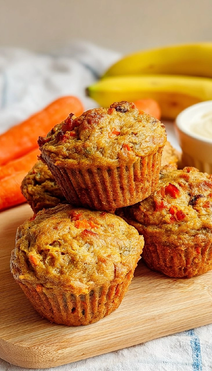 Muffins aux légumes cachés