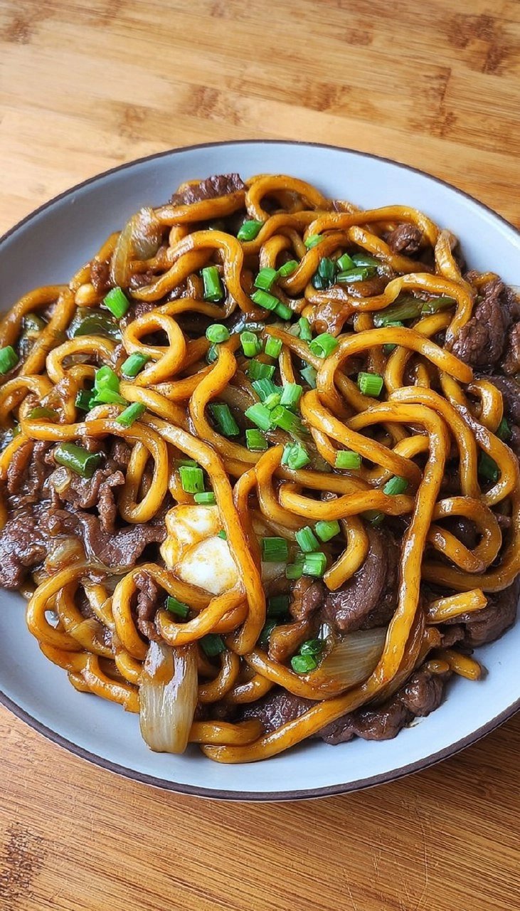 Nouilles yaki udon au bœuf 110 Nouilles yaki udon au bœuf