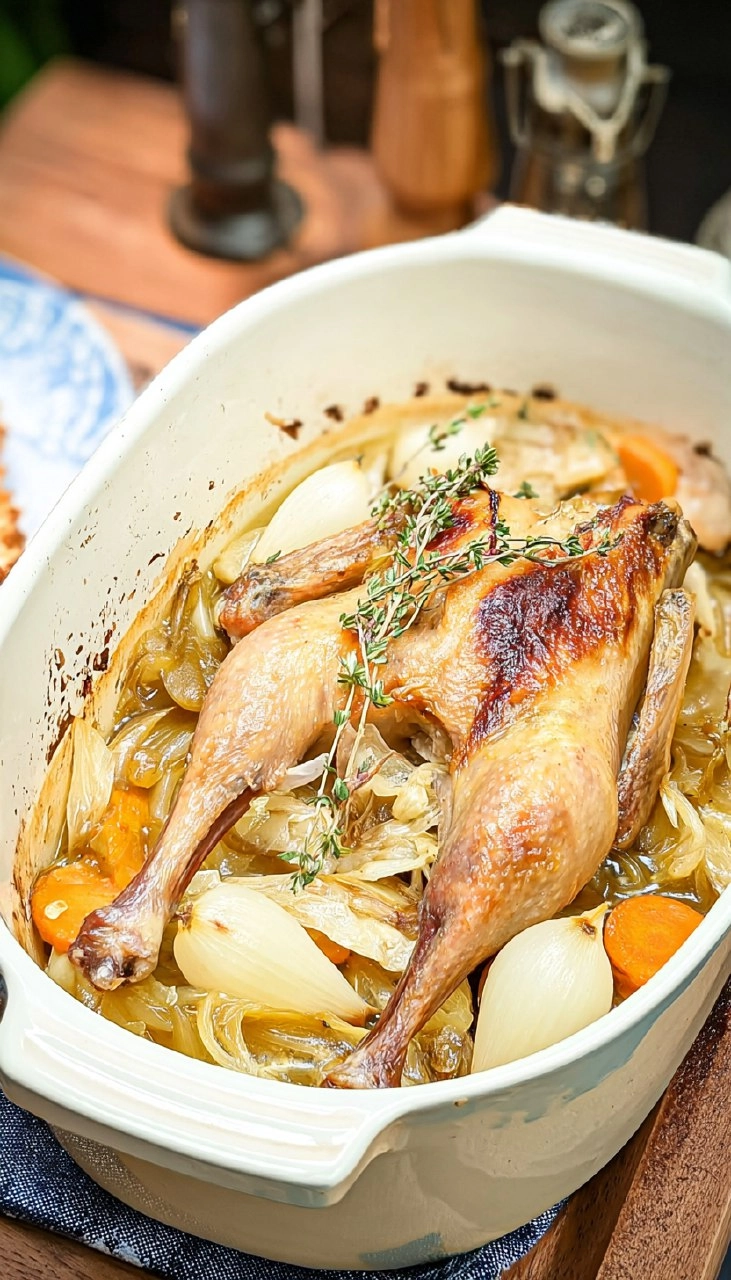 Pintade au four en cocotte