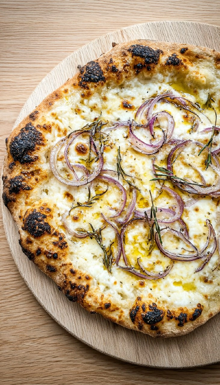 Pizza blanche au Comté