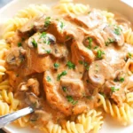 Recette-de-Poulet-facon-stroganoff