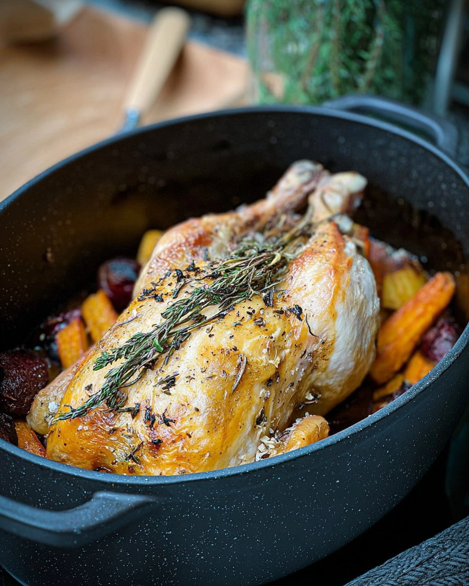 Poulet rôti en cocotte 89 Poulet rôti en cocotte