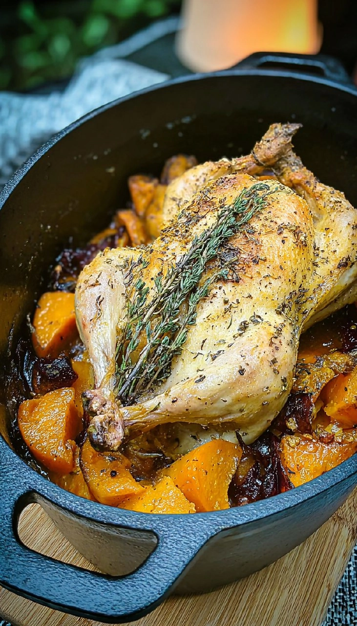 Poulet rôti en cocotte 90 Poulet rôti en cocotte